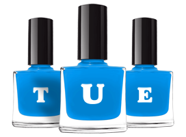 Tue glossy logo