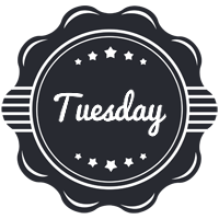 Tuesday badge logo