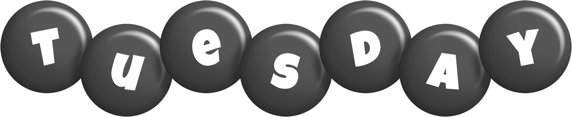 Tuesday candy-black logo