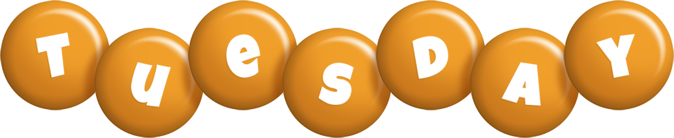 Tuesday candy-orange logo
