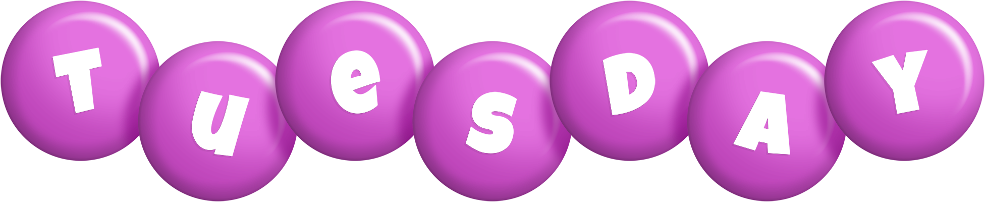 Tuesday candy-purple logo