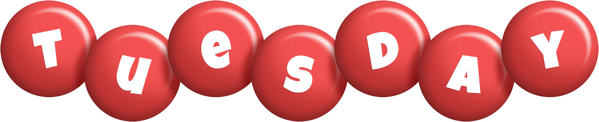 Tuesday candy-red logo