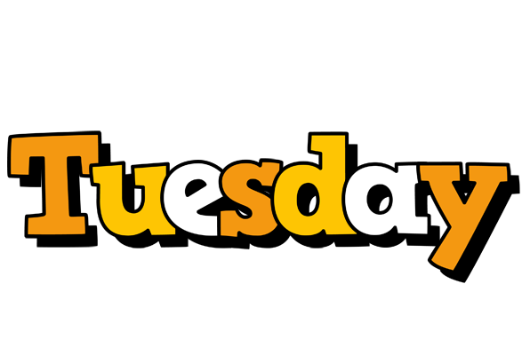 Tuesday cartoon logo