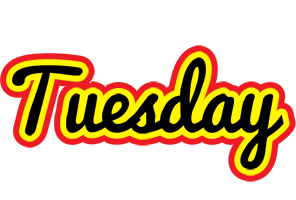 Tuesday flaming logo