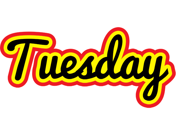 Tuesday flaming logo