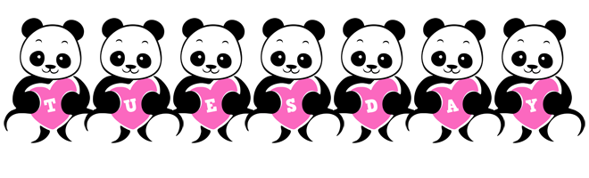 Tuesday love-panda logo