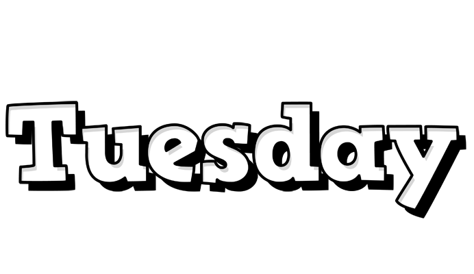 Tuesday snowing logo