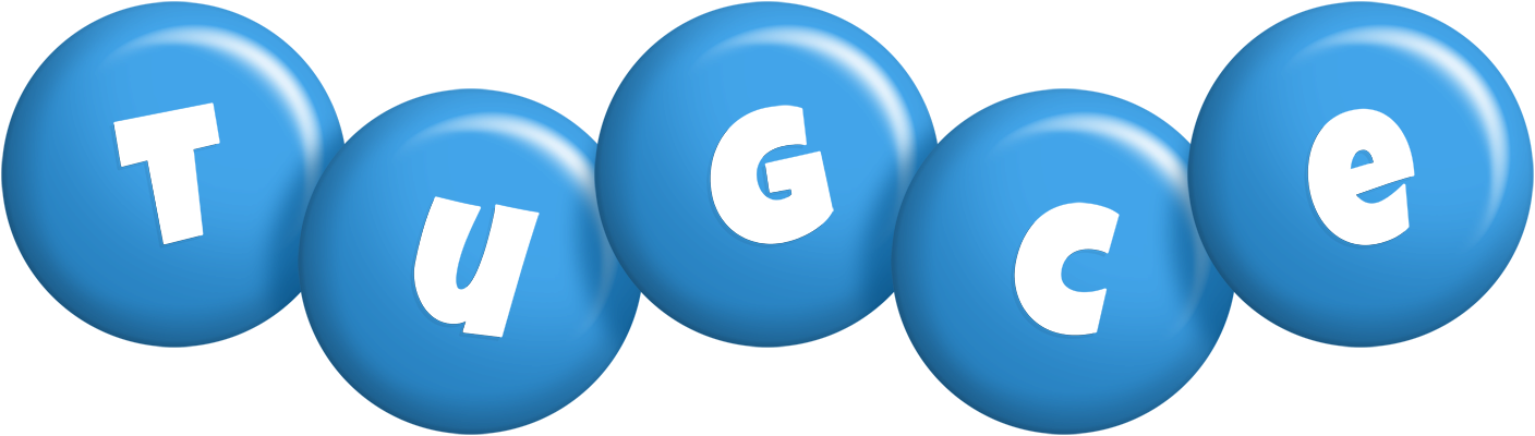 Tugce candy-blue logo
