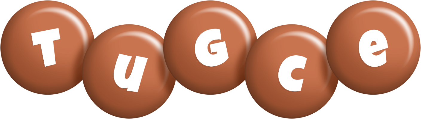 Tugce candy-brown logo