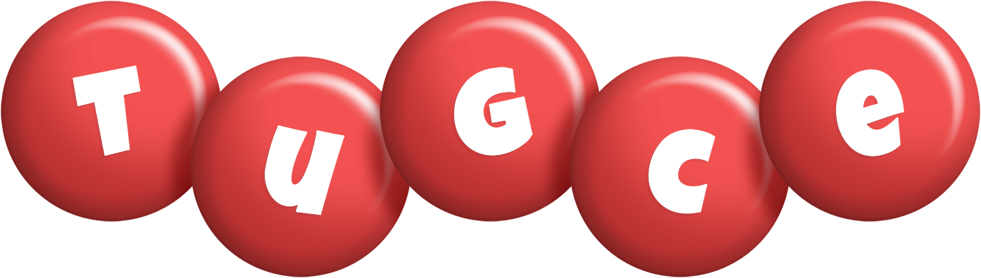 Tugce candy-red logo