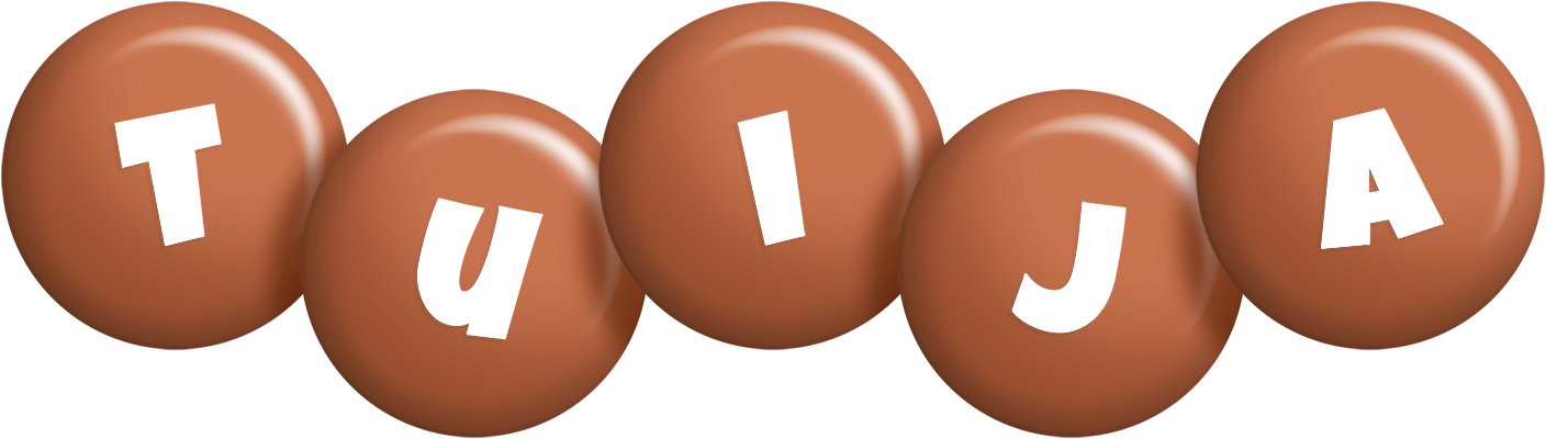 Tuija candy-brown logo