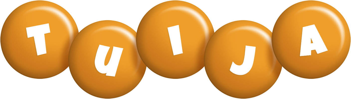 Tuija candy-orange logo