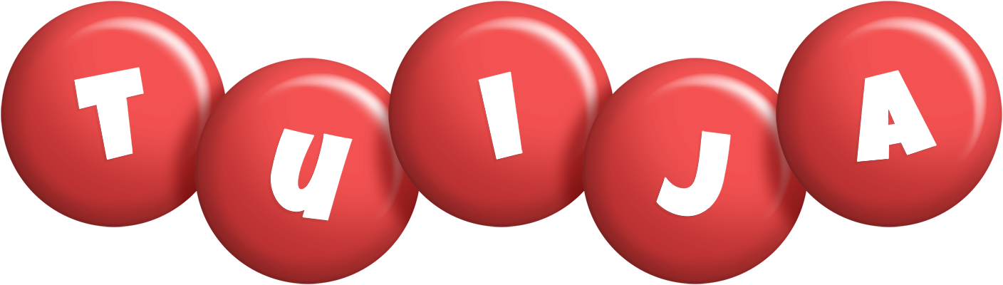 Tuija candy-red logo