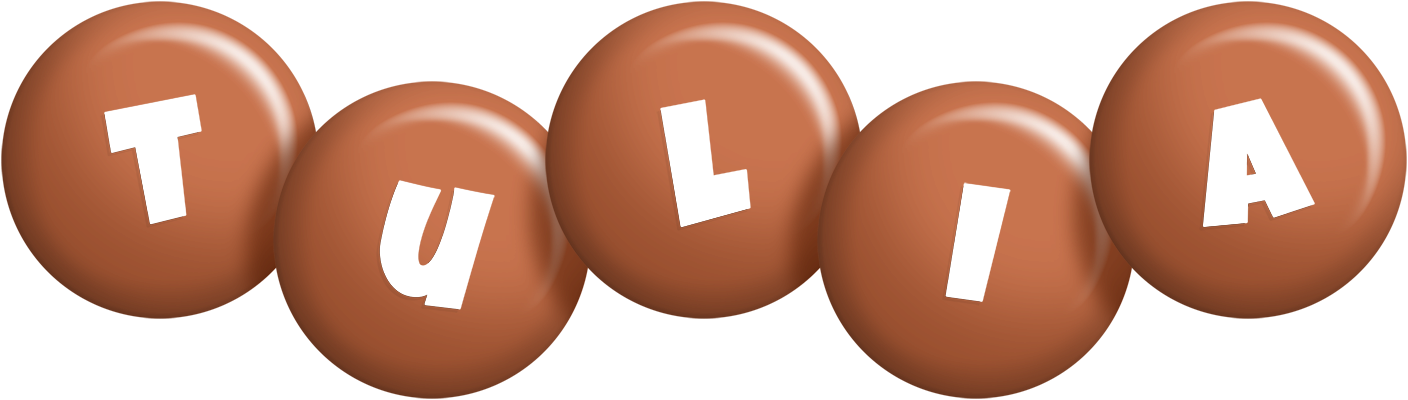 Tulia candy-brown logo