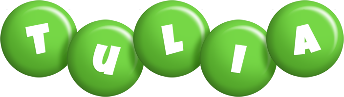 Tulia candy-green logo