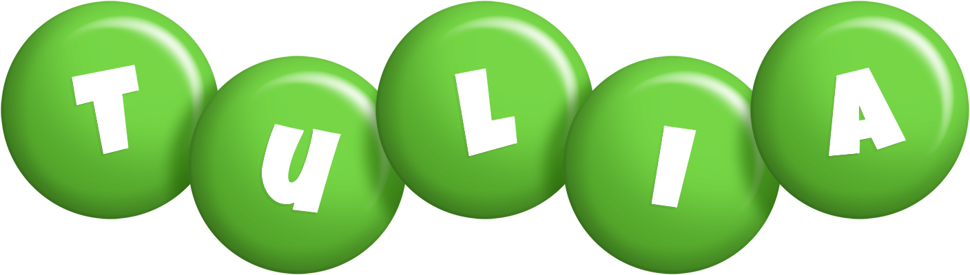 Tulia candy-green logo