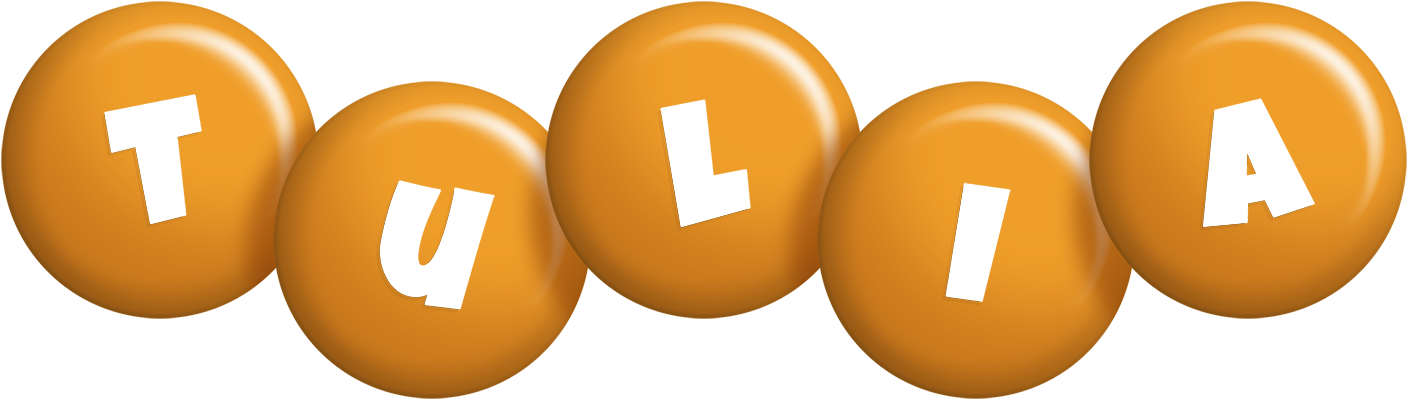 Tulia candy-orange logo