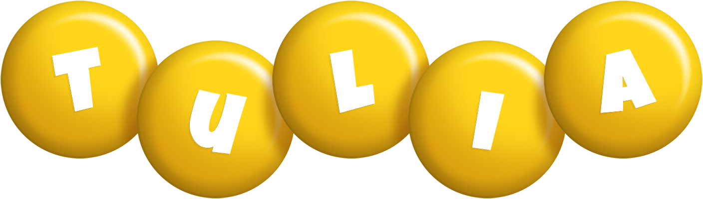 Tulia candy-yellow logo