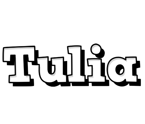 Tulia snowing logo