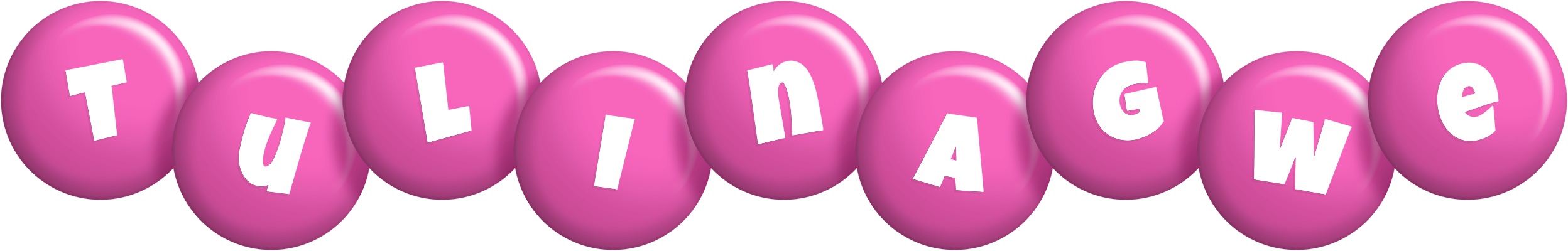 Tulinagwe candy-pink logo
