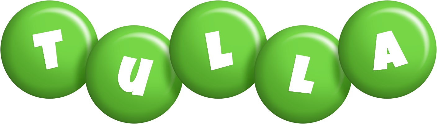 Tulla candy-green logo