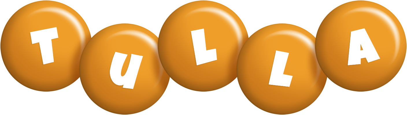 Tulla candy-orange logo