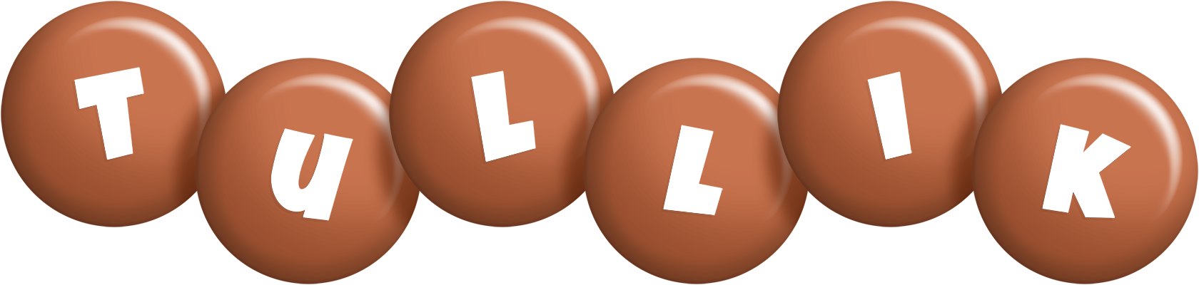 Tullik candy-brown logo