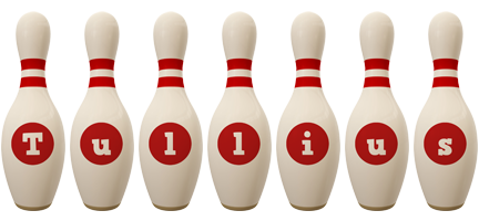 Tullius bowling-pin logo