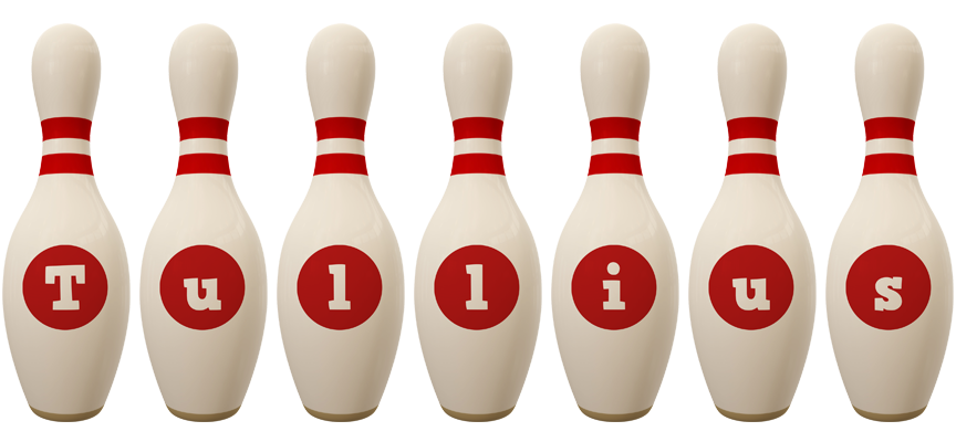 Tullius bowling-pin logo