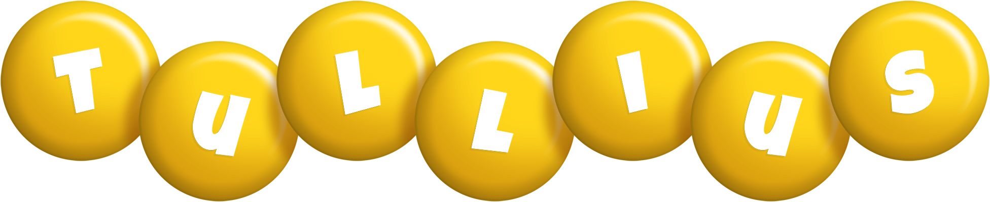 Tullius candy-yellow logo
