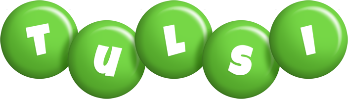 Tulsi candy-green logo