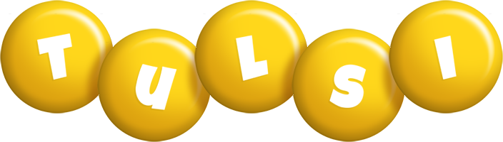 Tulsi candy-yellow logo