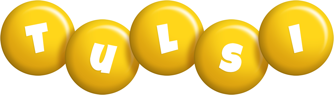 Tulsi candy-yellow logo