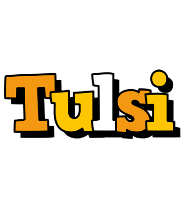 Tulsi cartoon logo