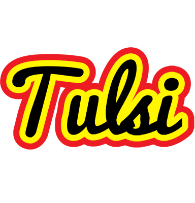 Tulsi flaming logo