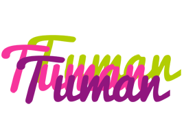 Tuman flowers logo