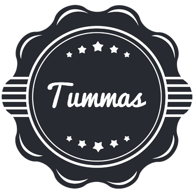 Tummas badge logo