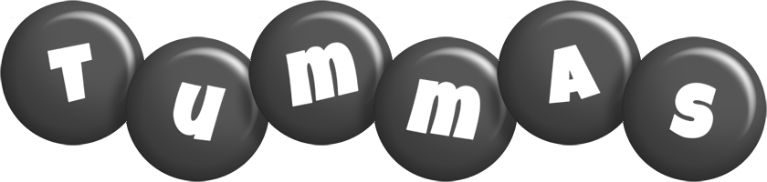 Tummas candy-black logo