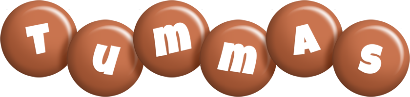 Tummas candy-brown logo