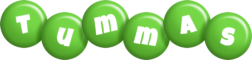 Tummas candy-green logo