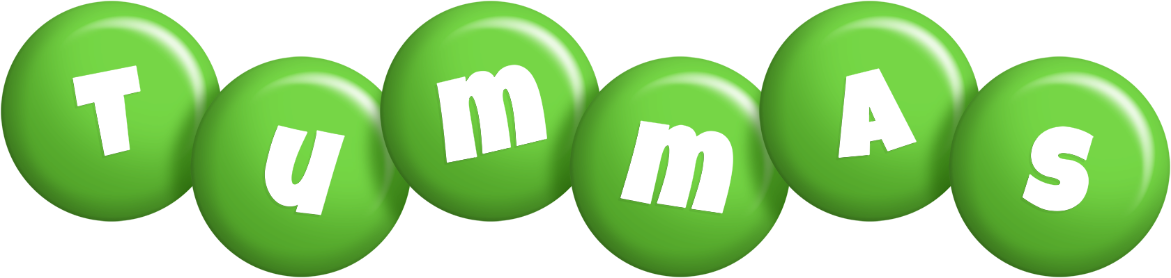 Tummas candy-green logo