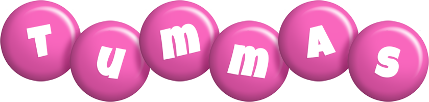Tummas candy-pink logo