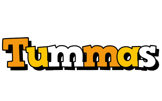 Tummas cartoon logo