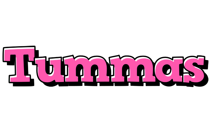 Tummas girlish logo