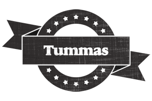 Tummas grunge logo