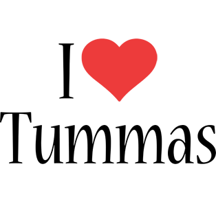 Tummas i-love logo