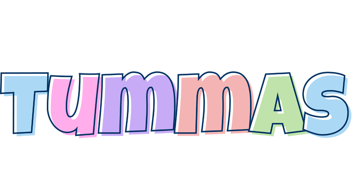Tummas pastel logo