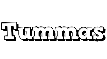 Tummas snowing logo