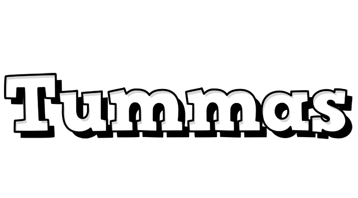 Tummas snowing logo