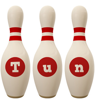 Tun bowling-pin logo